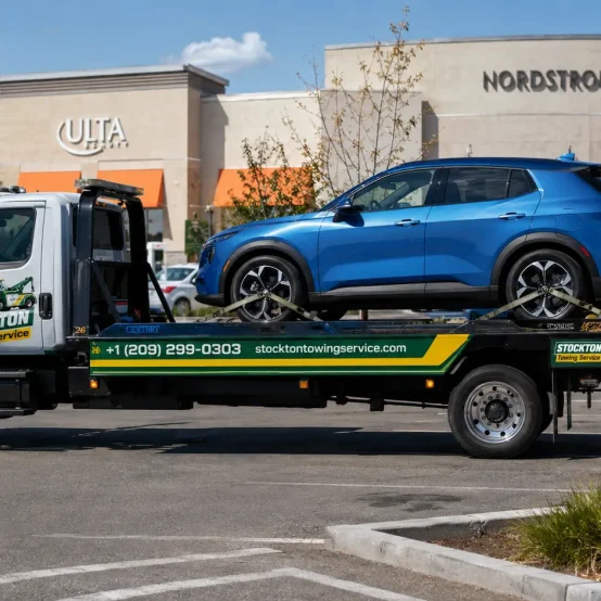 ev towing service by stockton towing