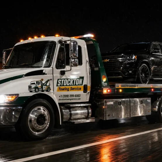 long distance towing service by stockton towing service